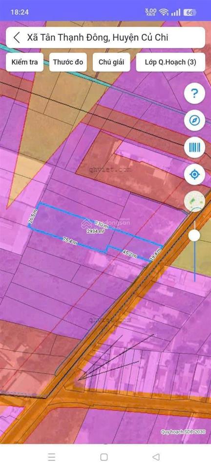 Đất thổ cư mặt tiền võ văn bích, tân thạnh đông, củ chi dt 3000m², container 2 chiều