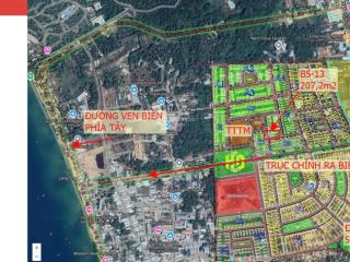 Bán lô góc siêu phẩm 208m2, dự án kđt bắc dương đông. sát đường ven biển bờ tây, bãi biển công cộng
