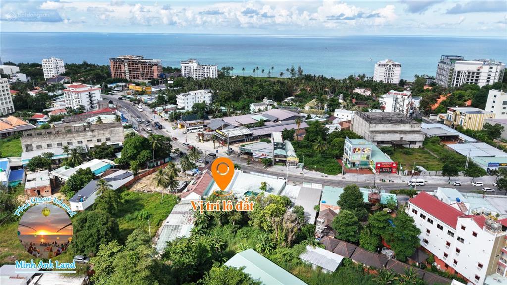 Bán lô đất siêu phẩm, cực hiếm 258m2 mặt phố du lịch trần hưng đạo, ngang 10m, có sẵn 150m2 thổ cư