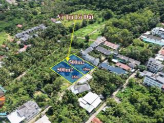 Bán 500m2 hoặc 1000m2, phố du lịch thđ, cạnh resort. được ra mặt đường quy hoạch 20m rất tiềm năng