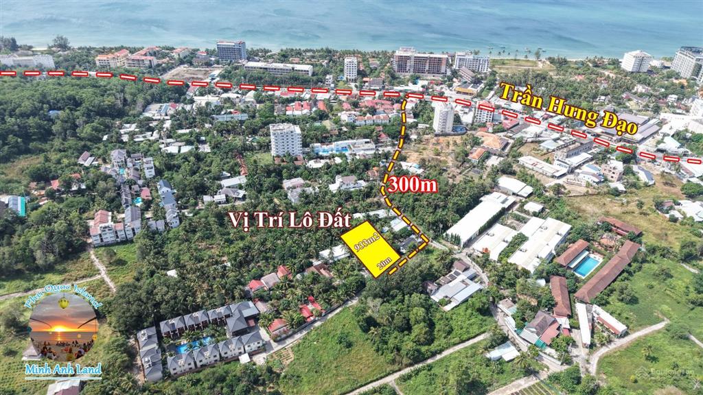 Bán lô 933m2 phố du lịch trần hưng đạo. cách biển 500m, kế bên resort, có sẵn thổ cư, cho thuê tốt