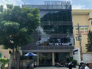 Tòa nhà mt võ thị sáu, quận 3 12x15m  6 tầng ốp kính  hđt 230 triệu  giá 59 tỷ