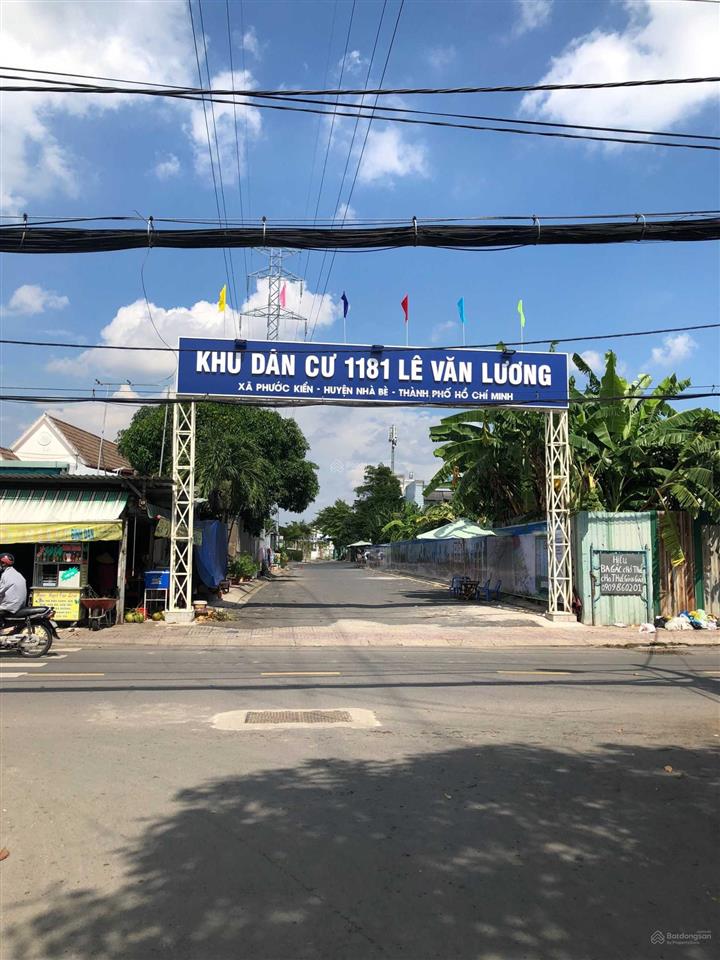 Bán đất 1181 lê văn lương, sài gòn south village 5x19m chỉ 75 tr/m2, sổ hồng, xây tự do không ngập