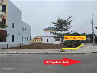 Chính chủ 1,2 tỷ đất 2 mặt tiền 80m2  thẳng bãi tắm thịnh long  sân golf  quảng trường biển
