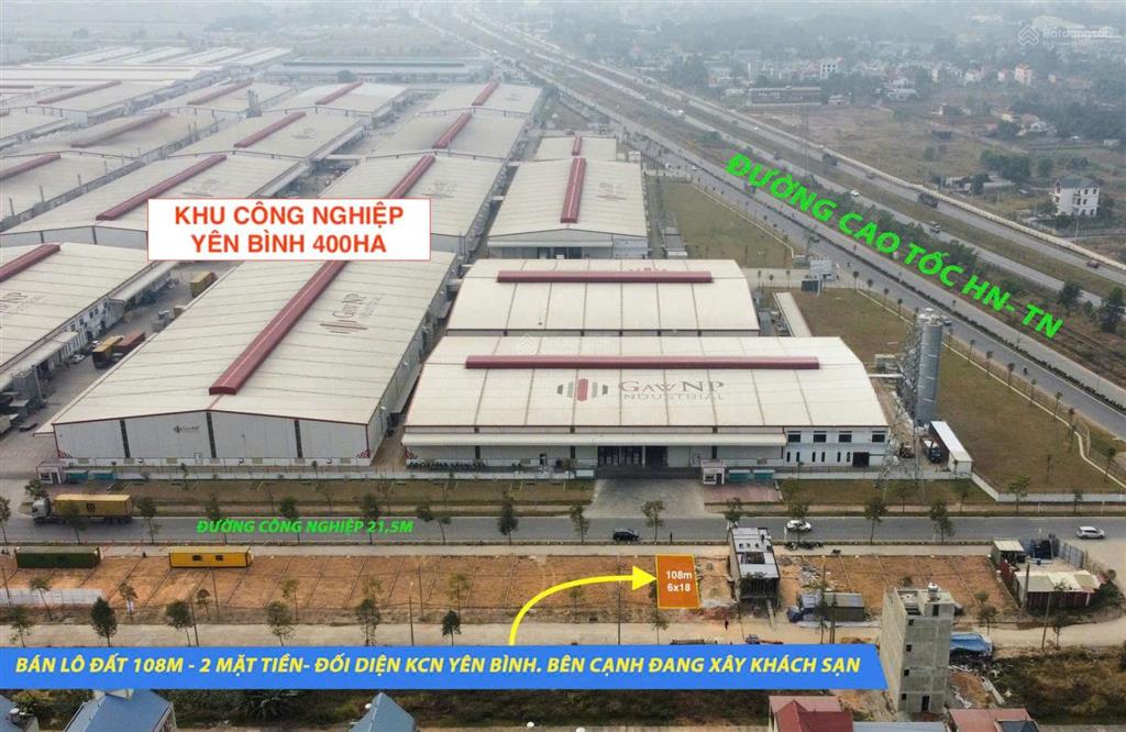 Giá 2 tỷ  100m2 đất 2 mặt tiền full thổ cư thẳng cổng nhà máy z127 cho thuê 15  20tr/tháng