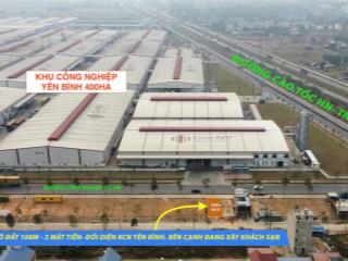 Giá 2 tỷ  100m2 đất 2 mặt tiền full thổ cư thẳng cổng nhà máy z127 cho thuê 15  20tr/tháng
