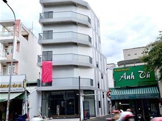 Cho thuê tòa nhà mt đường nơ trang long, quận bình thạnh diện tích 8x12m. hầm trệt 4 lầu giá 180tr