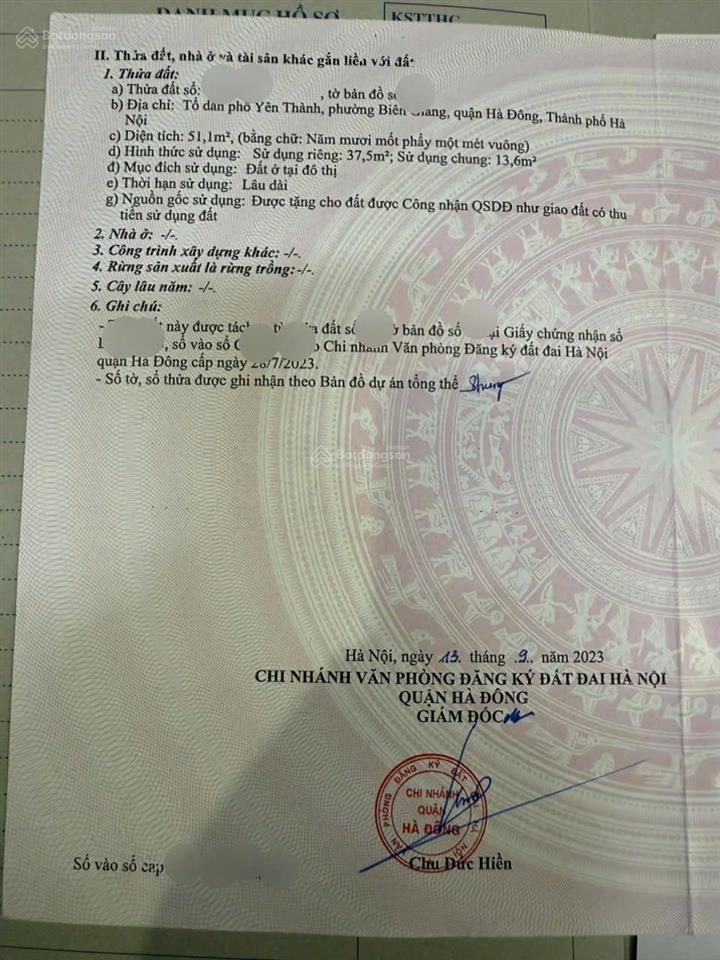 F0 xịn đét, 38m đất biên giang, gần ql6, đón key hạ tầng, xây dựng chuẩn chỉ,  đầu tư 0866 881 ***