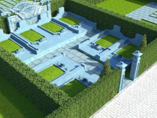 Tôi cần bán mộ gia tộc 48m2 giá 1,2 tỷ, 100m2 giá 2,8 tỷ đã bao gồm phí chăm sóc