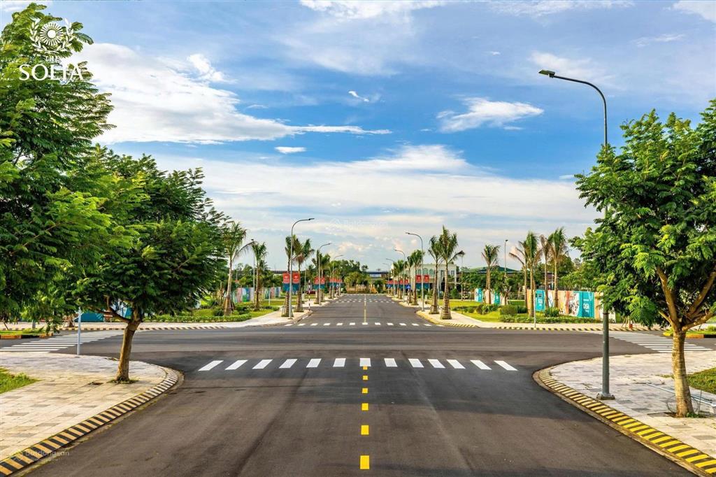 Đất nền the solia, mặt tiền đường vành đai 4, lương hòa, bến lức, long an, 2,1 tỷ, 6x15=90m2
