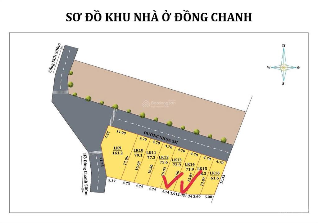 Bán lô đất liền kề tại nhuận trạch bám đường nhựa, giá nhỉnh 1 tỷ/ lô