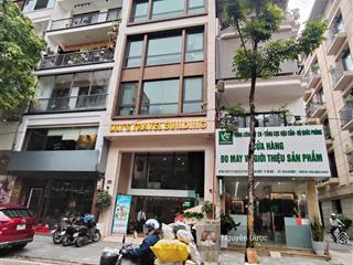 Bán tòa building 9tầng mới 100% mặt phố lý nam đế, 2 mặt thoáng, 75m²,  mt 6.1m, dòng tiền 100tr/th