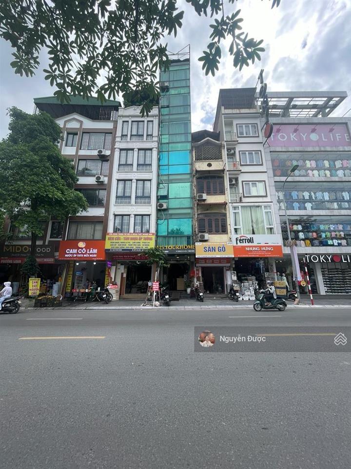 Mặt phố thanh nhàn, võ thị sáu, hai bà trưng, view hồ, dt 73m, 7 tầng, cho thuê 80tr/th, chỉ 43 tỷ