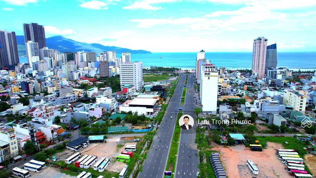Siêu phẩm đất 2 mặt tiền đường võ văn kiệt, trung tâm sơn trà, đà nẵng, gp xây cao 21 tầng