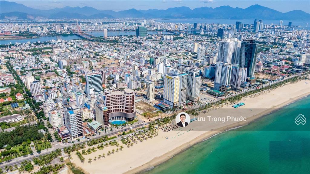 Siêu phẩm đất 2 mặt tiền đường võ văn kiệt, trung tâm sơn trà, đà nẵng, gp xây cao 21 tầng