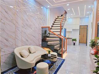 Nhà mới quang trung  2 tầng btct 36m2 (3 phòng ngủ)  p. thông tây hội  hẻm xe hơi  chỉ 3.99 tỷ