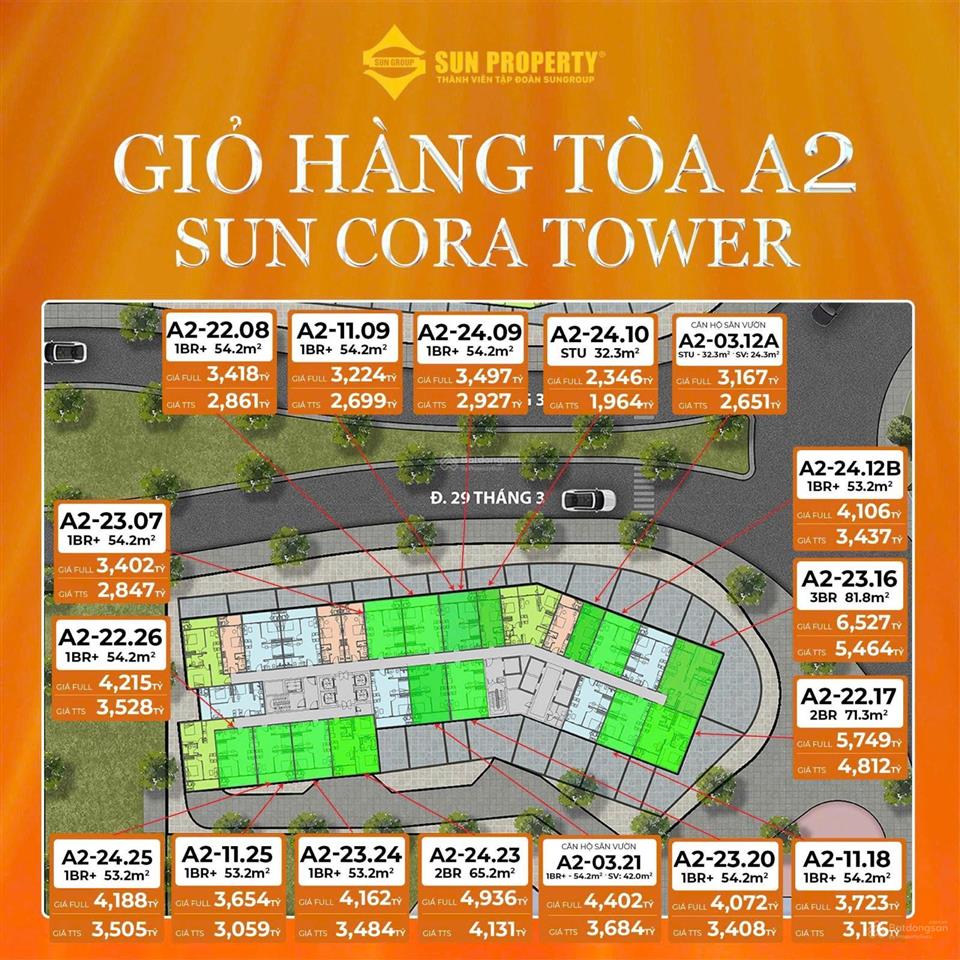 Cora tòa a2 căn hộ sở hữu lâu dài 32,2m2 giá chỉ 1,9 tỷ cơ hội đầu tư hiếm, duy nhất còn 3 căn