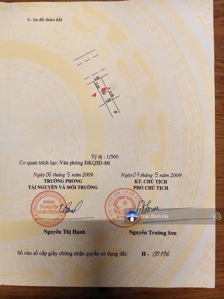 Bán nhà 5t khu đg ngô thì nhậm, 48m2, mt4.0m, ôtô kd, 20.2 tỷ hà đông.  0914 766 ***