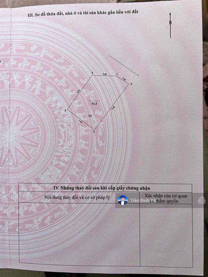 Biệt thự 4t xây thô khu đt số 9 cầu bươu 94m2, 3 mặt thoáng, 25 tỷ thanh trì.  0886 743 ***