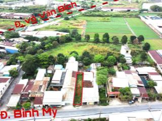 Đất mặt tiền đường bình mỹ, xã bình mỹ, củ chi, 133m2 thổ cư toàn bộ. giá tốt