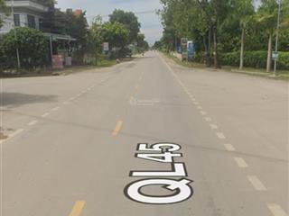 Bán nhà mặt đường ql 45 ngã tư hoàng giang ( xã trung chính mới)