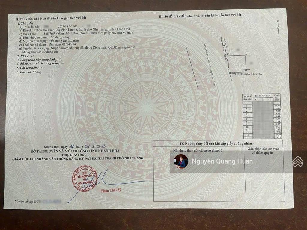 Lô góc 2 mặt tiền đẹp đường 2/4 nha trang giá đầu tư chỉ 23tr/m2