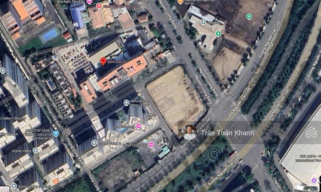 Siêu vị trí góc 2 mặt tiền nguyễn lương bằng nguyễn văn linh dt 70x70 (5000m2) giá bán 250tr/m2
