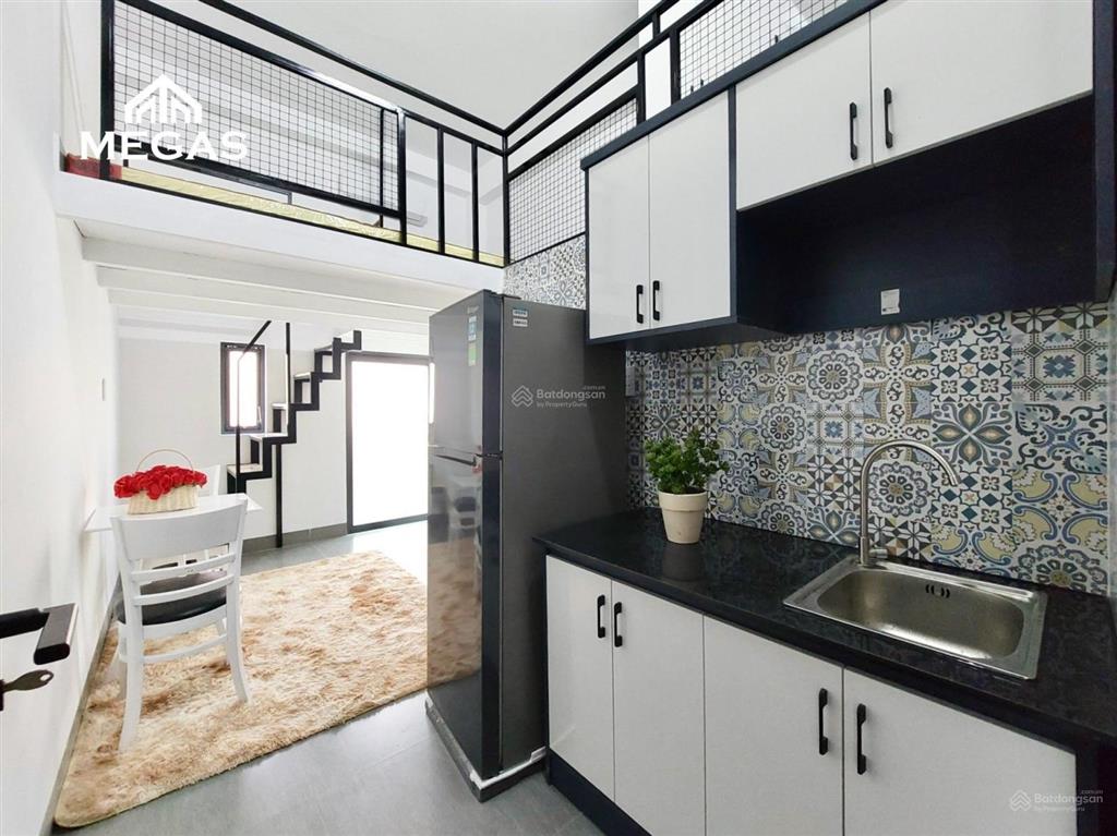 Phòng trọ duplex gác cao cho thuê giá rẻ  full nội thất  balcony  khu nguyễn thị định