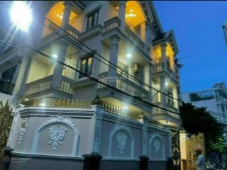 Bán biệt thự kiểu pháp đẹp lung linh, góc 2 mặt tiền lê thị chợ, p. phú thuận, q.7