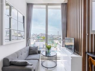Căn hộ 1pn cao cấp, 40m2, full nội thất, ban công view thoáng, ngay trần kế xương, ngã tư phú nhuận