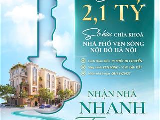 Bán biệt thự phú thị riverside, 12 tỷ, 74 m2, nội thất cơ bản