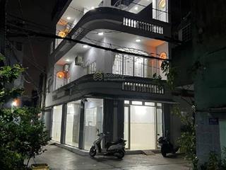Lô góc 2 mặt tiền ở kinh doanh sát chợ bình trị đông  4 tầng  ngang 5,5m  không lộ giới