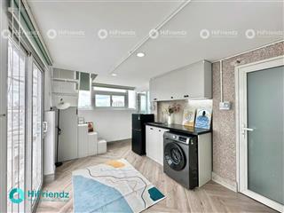 Chdv dạng duplex mới xây 100% máy giặt riêng , thang máy,hầm xe, siu thoáng