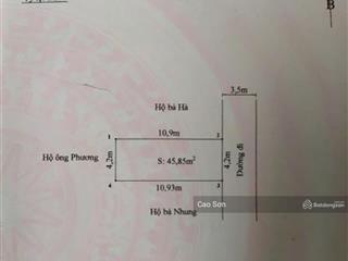 Bán đất mặt ngõ 311 đằng hải, 60m2, ô tô đỗ cửa, ngõ cao không lụt lội cực đẹp, giá chỉ 2 tỷ 980tr