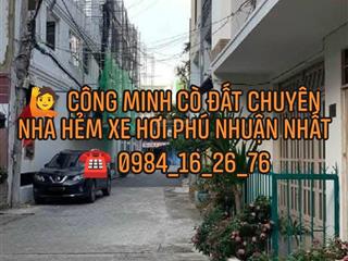 Ngon bổ rẻ  hẻm xe hơi kinh doanh thông nguyễn văn trỗi  100m2  5 tầng  13 tỷ