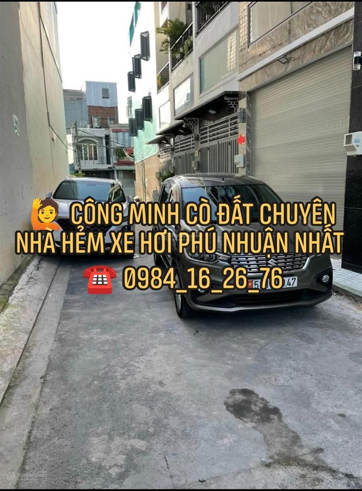 Ngon bổ rẻ 75m2 4 tầng hẻm xe hơi tránh thông huỳnh văn bánh hơn 12 tỷ
