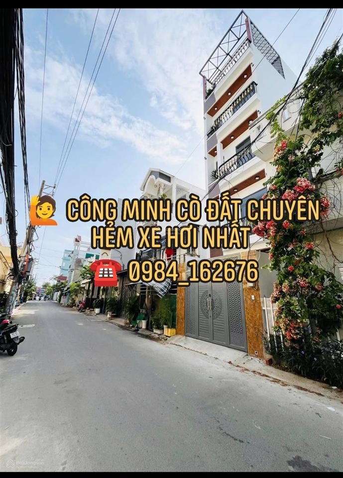Gấp bán nhà hẻm rộng 7m hồ biểu chánh 5 tầng 285m2 62.3 tỷ