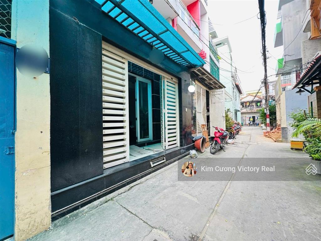 Chỉ 8.7 tỷ tl  bán nhà đường nhất chi mai  dt 4.6m x 12.15m nở hậu 4.75m  lửng 2 lầu