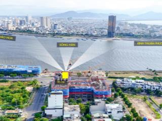 Quá sốc! căn 3pn hiếm trên thị trường view trực diện sông hàn giá chỉ 7.x triệu/m2  layout góc đẹp