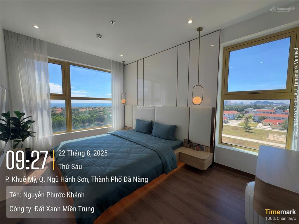 Giá cực sốc cho căn hộ 2pn, 77.4 m2 view trực diện biển mỹ khê, nội thất cao cấp, layout rộng rãi