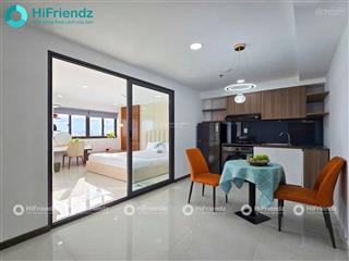 Chung cư 1 phòng ngủ bancol 40m2 đón nắng siêu thoáng an ninh, đầy đủ nt gần cầu nguyễn văn cừ