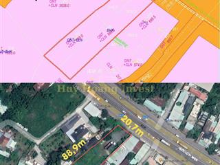 1800m2 full thổ cư mặt tiền quốc lộ 51 thích hợp làm showroom, nhà hàng, xây được 13 tầng