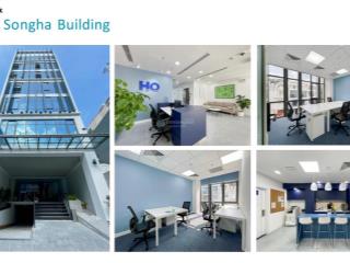 Sang nhượng hđ cho thuê văn phòng phù hợp 10  12 người, toà nhà hq songha thuộc tập đoàn iwg