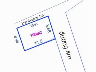 Cần tiền gấp, bán cắt lỗ giá tốt. sổ tên em, không qua môi giới 100m2 full thổ cư