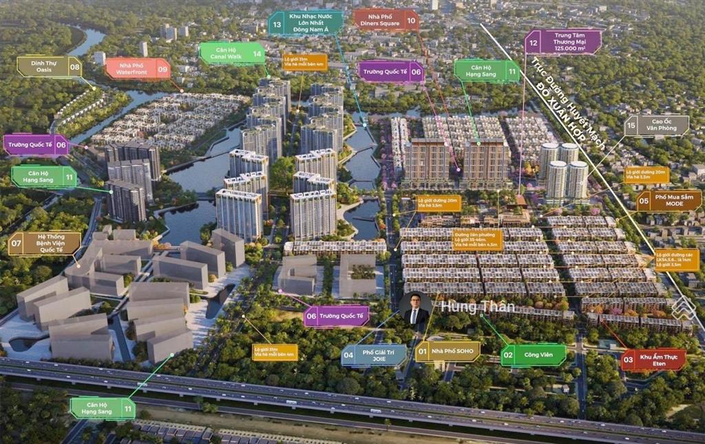 Chính chủ đi định cư nên cần bán nhanh căn nhà phố soho 95m2 đất, 346m2 sàn giá 28,6 tỷ sang tên