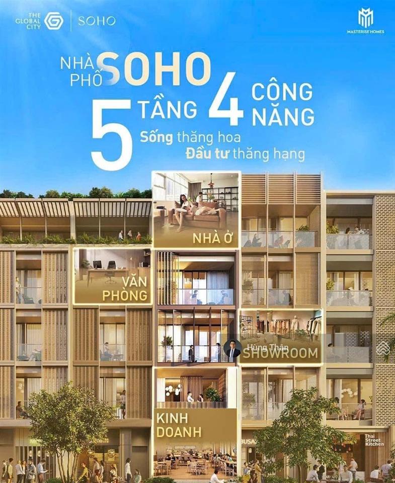Chính chủ đi định cư nên cần bán nhanh căn nhà phố soho 95m2 đất, 346m2 sàn giá 28,6 tỷ sang tên