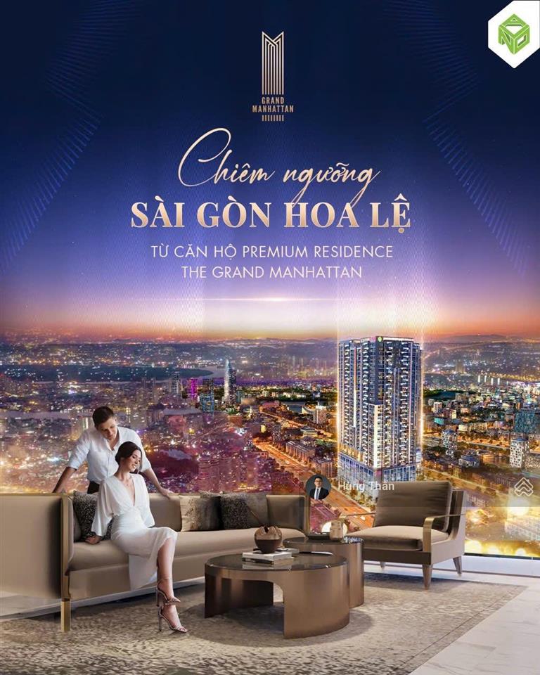 Chính chủ cần bán nhanh căn góc view công viên, hồ bơi, diện tích lớn tại grand manhatan quận 1