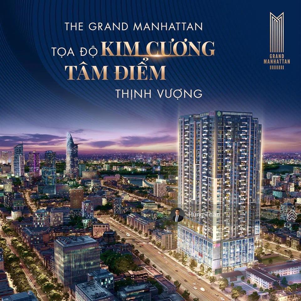 Chính chủ cần bán nhanh căn góc view công viên, hồ bơi, diện tích lớn tại grand manhatan quận 1