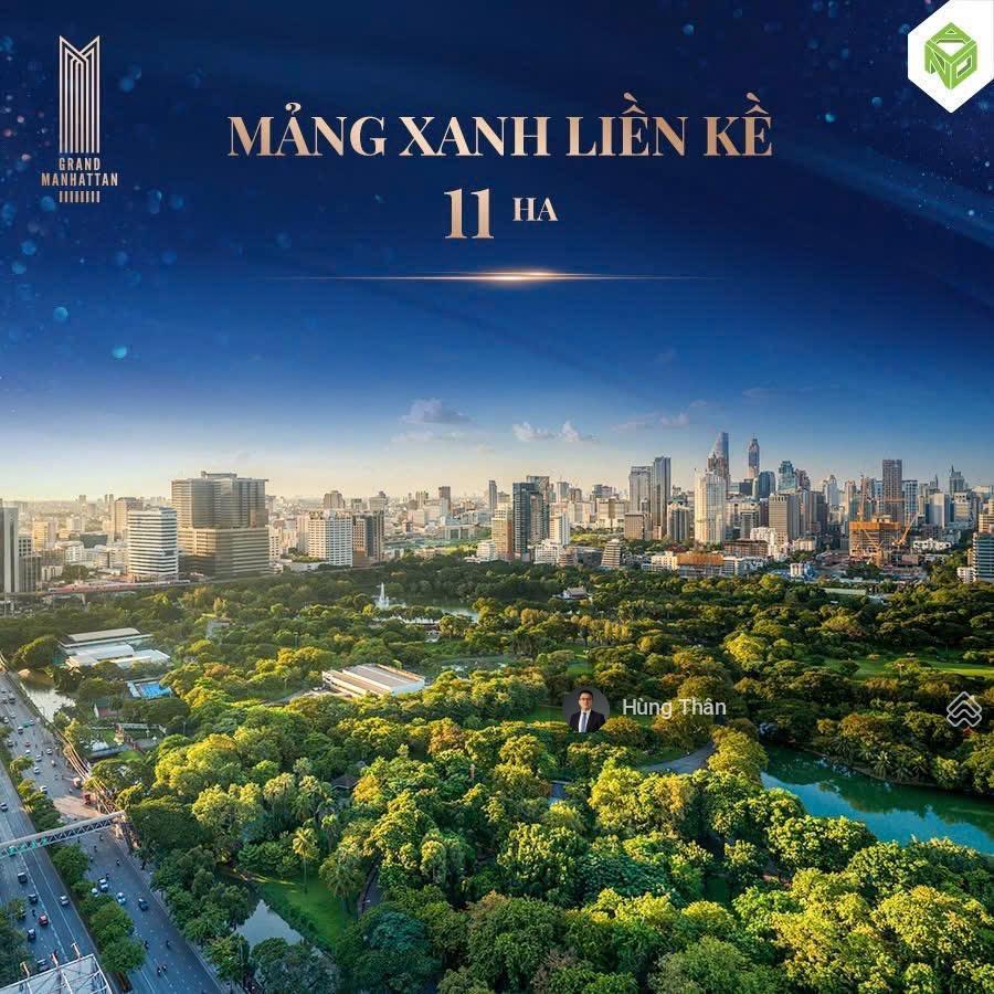 Chính chủ cần bán nhanh căn góc view công viên, hồ bơi, diện tích lớn tại grand manhatan quận 1