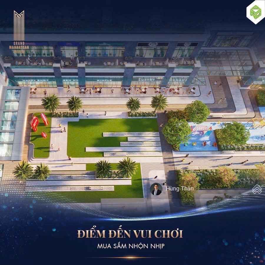 Chính chủ cần bán nhanh căn góc view công viên, hồ bơi, diện tích lớn tại grand manhatan quận 1